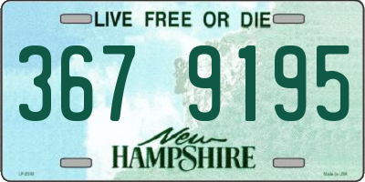 NH license plate 3679195