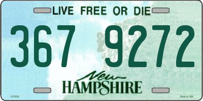 NH license plate 3679272