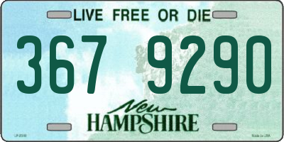 NH license plate 3679290