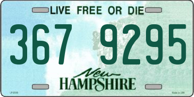 NH license plate 3679295