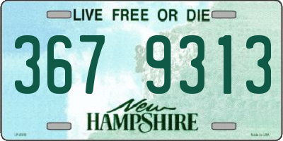 NH license plate 3679313