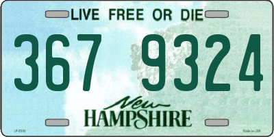 NH license plate 3679324