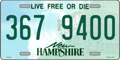 NH license plate 3679400