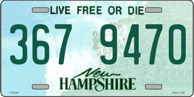 NH license plate 3679470