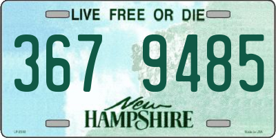 NH license plate 3679485