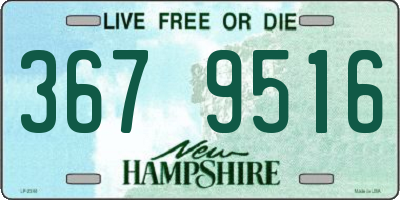 NH license plate 3679516