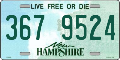 NH license plate 3679524