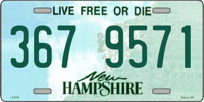 NH license plate 3679571