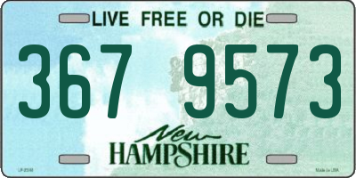 NH license plate 3679573