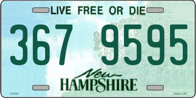 NH license plate 3679595