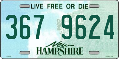 NH license plate 3679624