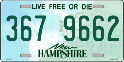 NH license plate 3679662