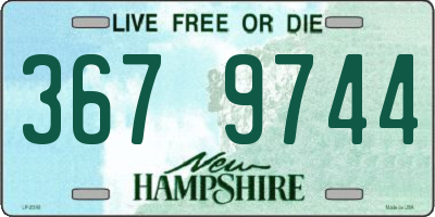 NH license plate 3679744