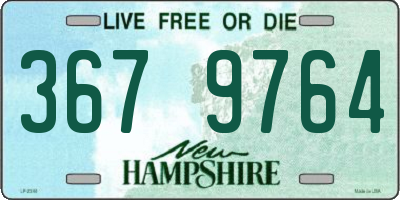 NH license plate 3679764