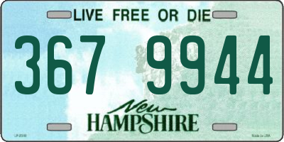 NH license plate 3679944