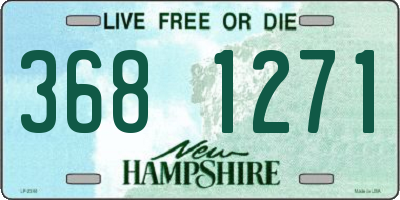 NH license plate 3681271