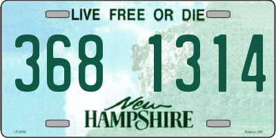 NH license plate 3681314