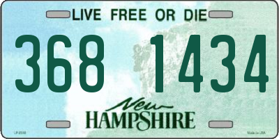 NH license plate 3681434