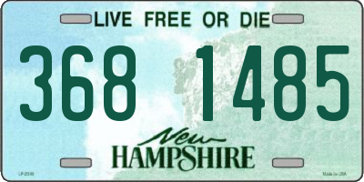 NH license plate 3681485
