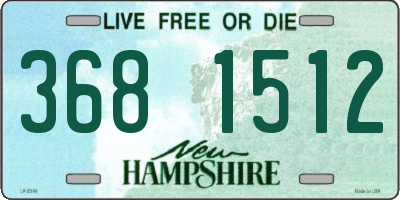 NH license plate 3681512