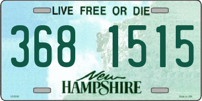 NH license plate 3681515