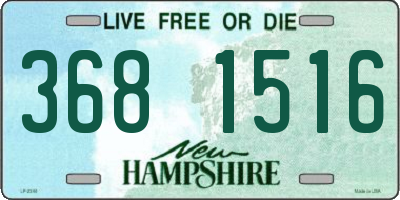 NH license plate 3681516