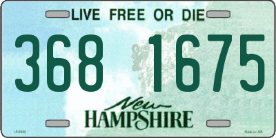 NH license plate 3681675