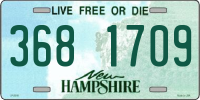 NH license plate 3681709