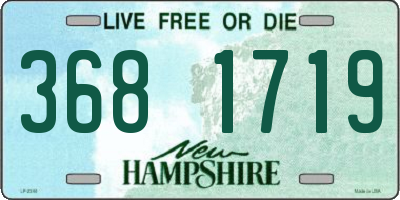 NH license plate 3681719