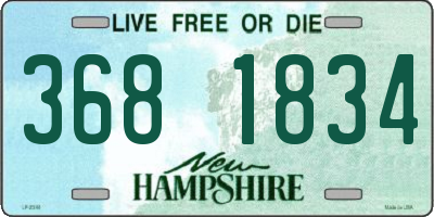 NH license plate 3681834