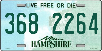 NH license plate 3682264