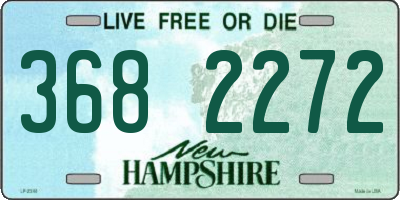 NH license plate 3682272