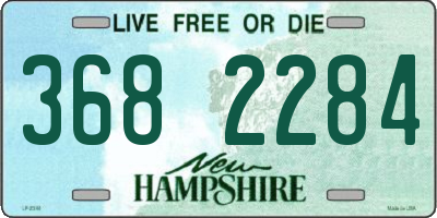 NH license plate 3682284