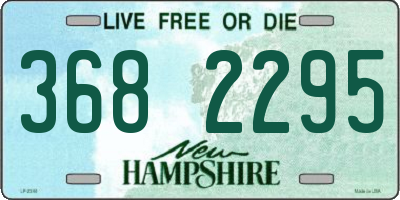 NH license plate 3682295