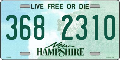 NH license plate 3682310