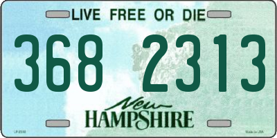 NH license plate 3682313