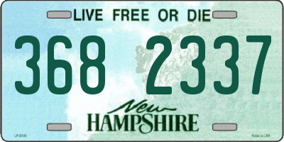 NH license plate 3682337
