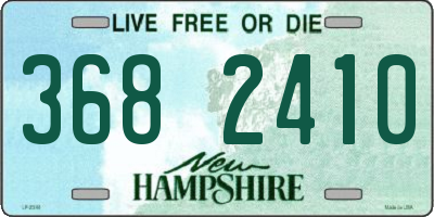 NH license plate 3682410