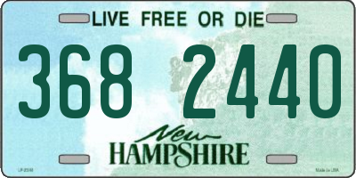 NH license plate 3682440
