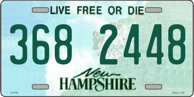 NH license plate 3682448