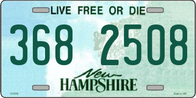 NH license plate 3682508