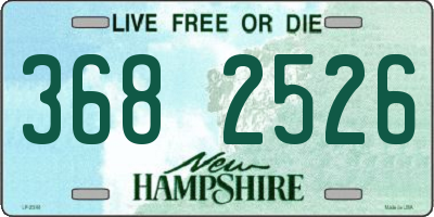 NH license plate 3682526