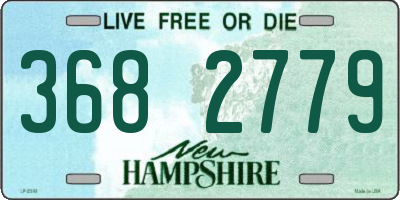 NH license plate 3682779
