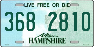 NH license plate 3682810