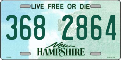 NH license plate 3682864