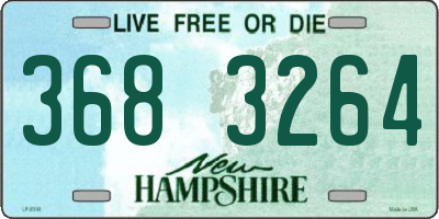 NH license plate 3683264