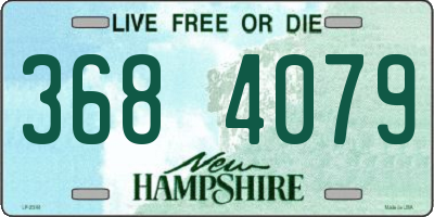 NH license plate 3684079