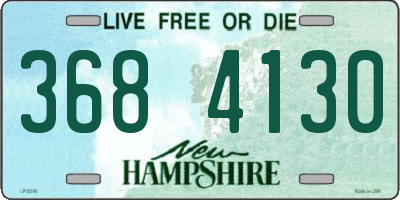 NH license plate 3684130