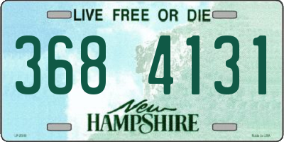 NH license plate 3684131