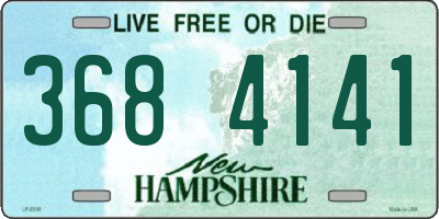 NH license plate 3684141